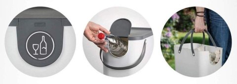 ALBULA pojemnik 25L system sortowania odpadów - zielony ALBULA pojemnik 25L system sortowania odpadów - zielony