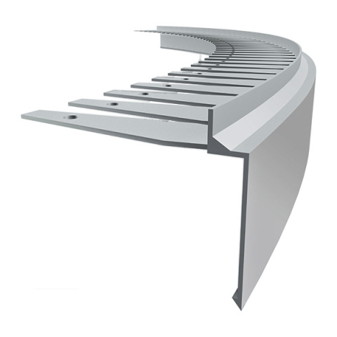 Profil aluminiowy balkonowy łukowy PRIAMY/FLEXI 2,5m aluminium