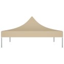 Dach namiotu imprezowego, 3 x 3 m, beżowy, 270 g/m²