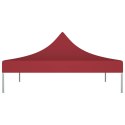 Dach namiotu imprezowego, 3 x 3 m, burgund, 270 g/m²