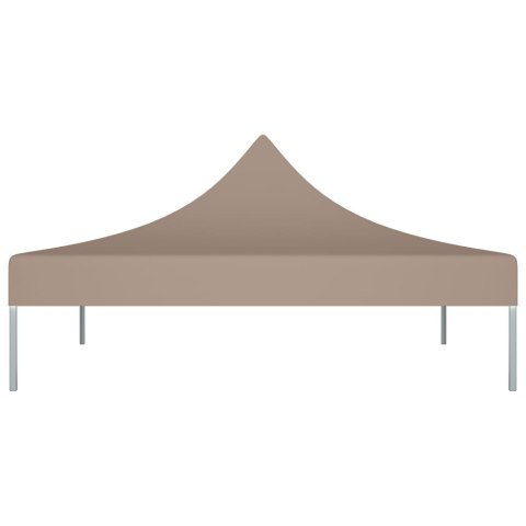 Dach namiotu imprezowego, 3 x 3 m, kolor taupe, 270 g/m²