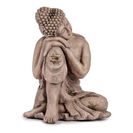 Dekoracyjna figurka ogrodowa Budda Szary Polyresin (34,5 x 54,5 x 31 cm)