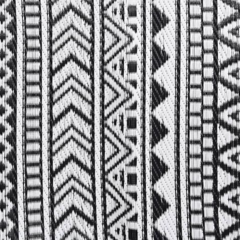 Dywan zewnętrzny, czarny, 190x290 cm, PP