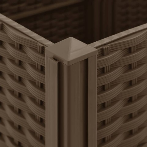 Donica do podniesionej rabaty, 120x40x38 cm, polipropylen