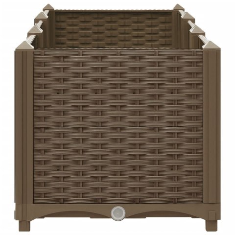 Donica do podniesionej rabaty, 120x40x38 cm, polipropylen