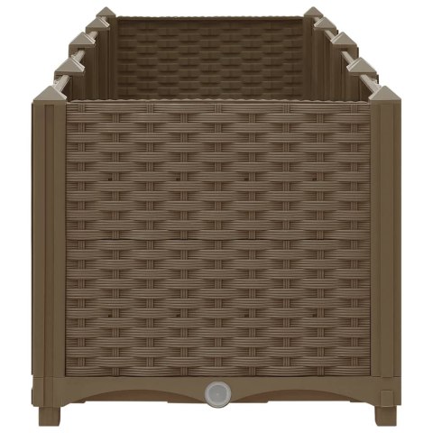 Donica do podniesionej rabaty, 160x40x38 cm, polipropylen