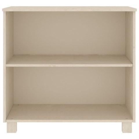 Regał, miodowy brąz, 85x35x80 cm, lite drewno sosnowe