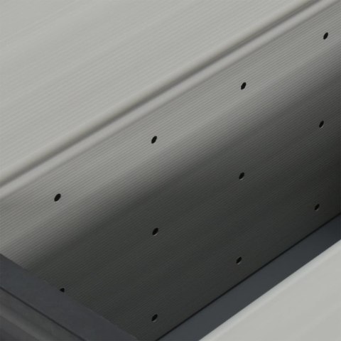 Kosz na śmieci, szary, 85x34x40 cm