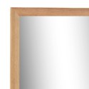 Lustro łazienkowe, 60x12x62 cm, z ramą z drewna orzechowego