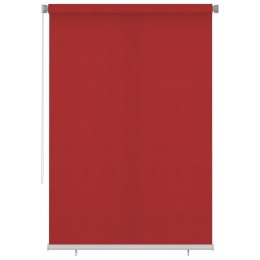 Roleta zewnętrzna, 160x230 cm, czerwona, HDPE