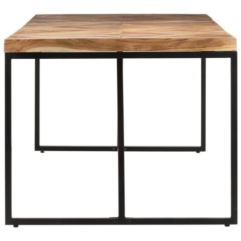 Stół jadalniany, 180 x 90 x 76 cm, lite drewno akacjowe i mango