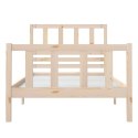 Rama łóżka, lite drewno, 90x190 cm 3FT, pojedyncza