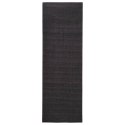 Dywanik, naturalny sizal, 66x200 cm, czarny