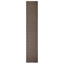 Dywanik, naturalny sizal, 66x350 cm, brązowy