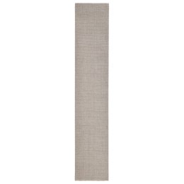 Dywanik, naturalny sizal, 66x350 cm, piaskowy