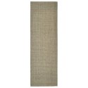 Dywanik, naturalny sizal, 80x250 cm, kolor taupe