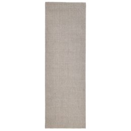 Dywanik, naturalny sizal, 80x250 cm, piaskowy