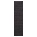 Dywanik, naturalny sizal, 80x300 cm, czarny