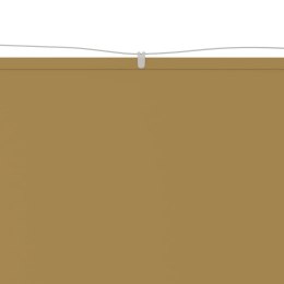 Markiza pionowa, beżowa, 140x600 cm, tkanina Oxford