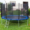 Trampolina Zestaw do ogrodu zewnętrzna Bituxx 430cm 6 słupków osłona