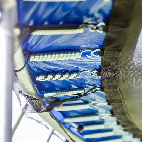 Trampolina ogrodowa zewnętrzna dla dzieci 370cm siatka/osłona/batut