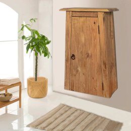 Wisząca szafka łazienkowa, drewno sosnowe z odzysku, 42x23x70cm