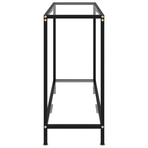Stolik konsolowy, przezroczysty, 100x35x75 cm, szkło hartowane