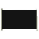 Zwijana markiza boczna na taras, 180x300 cm, czarna