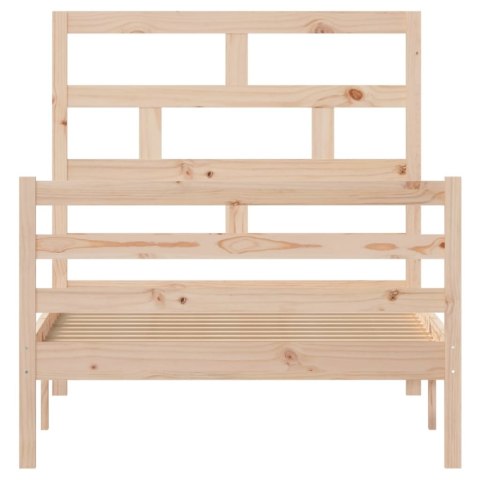 Rama łóżka, lite drewno sosnowe, 100 x 200 cm