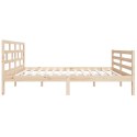 Rama łóżka z litego drewna, 120x190 cm