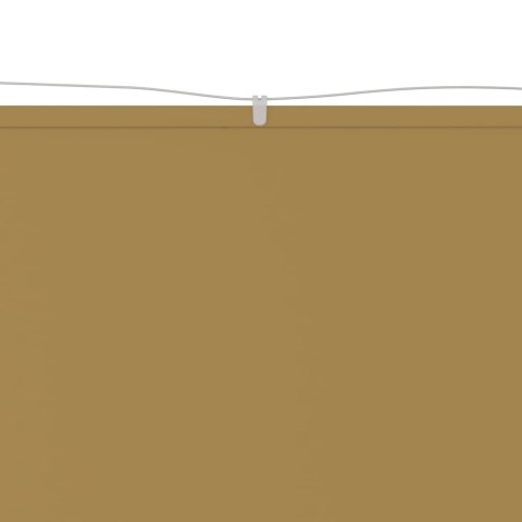 Markiza pionowa, beżowa, 140x270 cm, tkanina Oxford