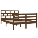 Rama łóżka, miodowy brąz, lite drewno, 120x190 cm, 4FT