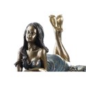 Figurka Dekoracyjna DKD Home Decor Kobieta Miedź Żywica (30,5 x 15,5 x 28,5 cm)