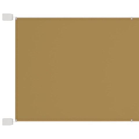 Markiza pionowa, beżowa, 140x800 cm, tkanina Oxford