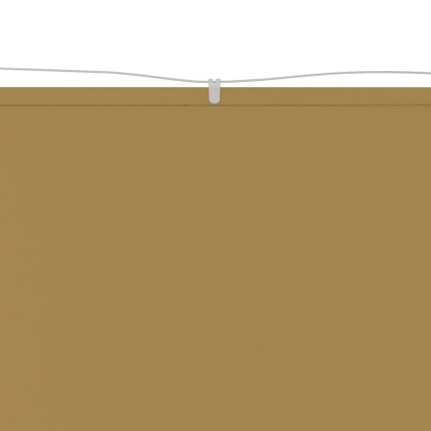 Markiza pionowa, beżowa, 60x1200 cm, tkanina Oxford