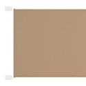 Markiza pionowa, kolor taupe, 140x360 cm, tkanina Oxford