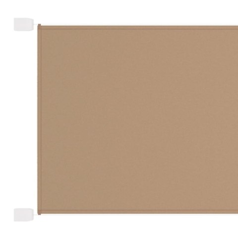 Markiza pionowa, kolor taupe, 140x420 cm, tkanina Oxford