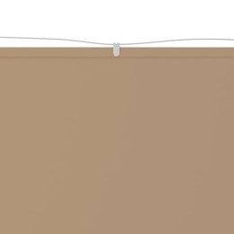 Markiza pionowa, kolor taupe, 250x420 cm, tkanina Oxford