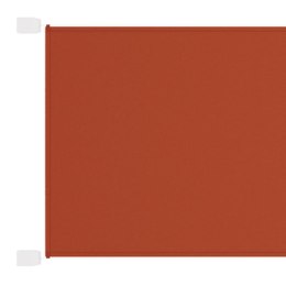 Markiza pionowa, terakota, 140x800 cm, tkanina Oxford