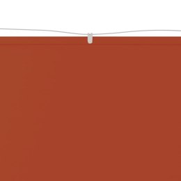 Markiza pionowa, terakota, 180x270 cm, tkanina Oxford