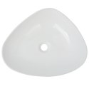 Ceramiczna umywalka trójkątna 50,5 x 41 x 12 cm, biała