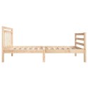 Rama łóżka z litego drewna, 120x190 cm, 4FT, podwójna