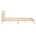 Rama łóżka z litego drewna, 120x190 cm, mała podwójna
