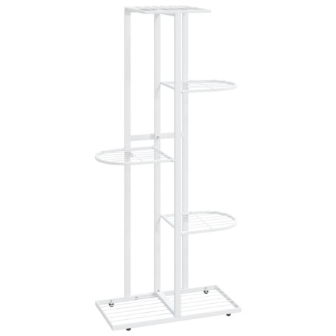 5-poziomowy stojak na kwiaty, 43x22x98 cm, biały, metalowy 5-poziomowy stojak na kwiaty, 43x22x98 cm, biały, metalowy