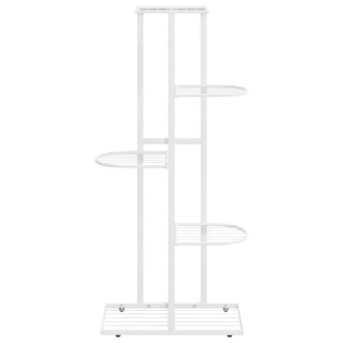 5-poziomowy stojak na kwiaty, 43x22x98 cm, biały, metalowy 5-poziomowy stojak na kwiaty, 43x22x98 cm, biały, metalowy