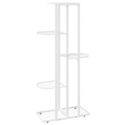 5-poziomowy stojak na kwiaty, 43x22x98 cm, biały, metalowy 5-poziomowy stojak na kwiaty, 43x22x98 cm, biały, metalowy