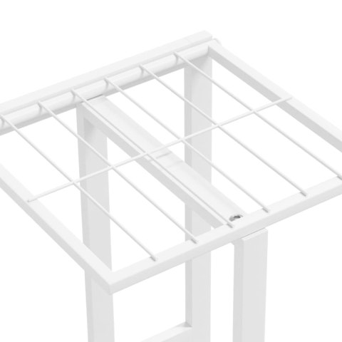 5-poziomowy stojak na kwiaty, 43x22x98 cm, biały, metalowy 5-poziomowy stojak na kwiaty, 43x22x98 cm, biały, metalowy