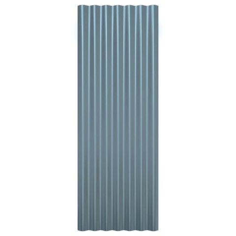 Panele dachowe, 12 szt., malowana proszkowo stal, 100x36 cm