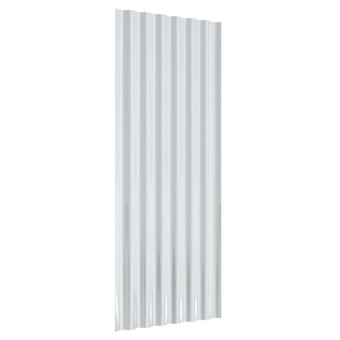 Panele dachowe, 12 szt., malowana proszkowo stal, 100x36 cm