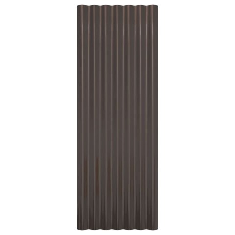 Panele dachowe, 12 szt., malowana proszkowo stal, 100x36 cm